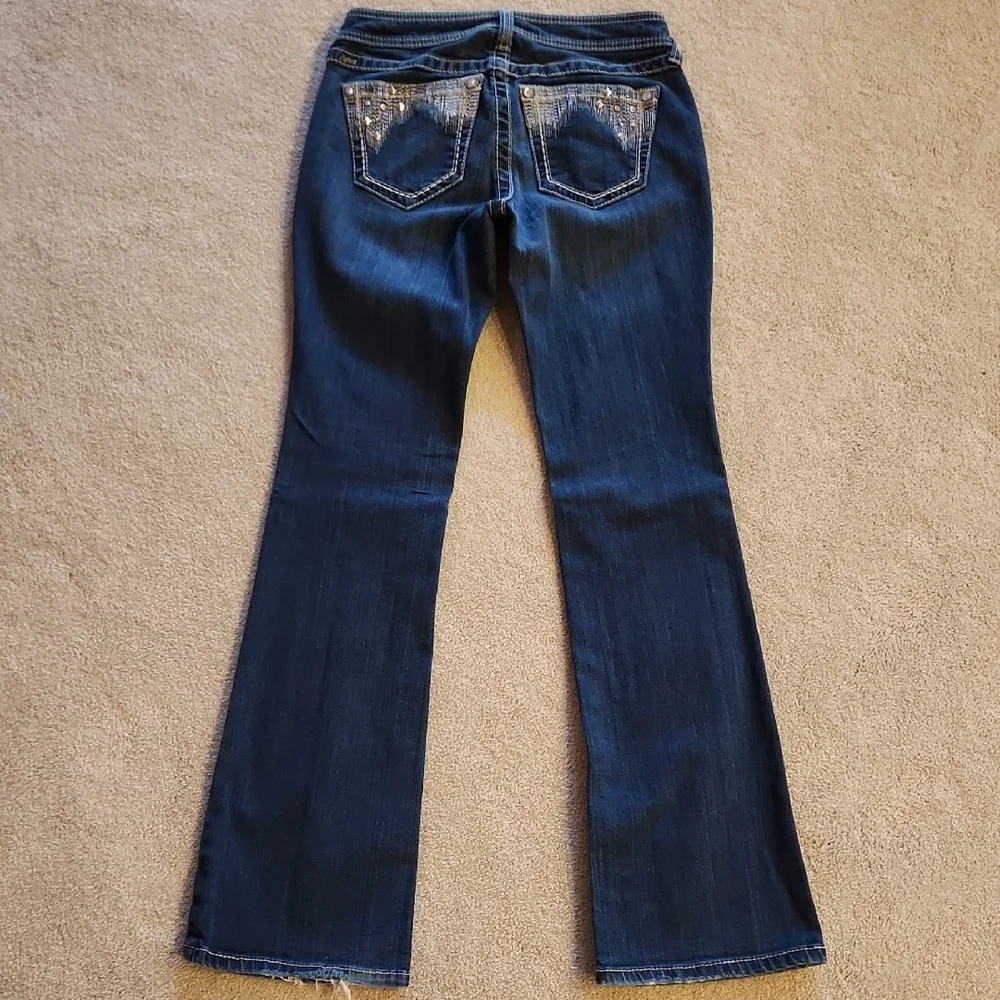 Ariat Turuoise Blue Women's Studded Denim Jeans 26R - Picture 9 of 14